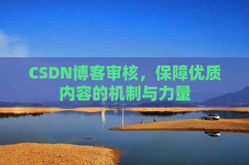 CSDN博客审核，保障优质内容的机制与力量